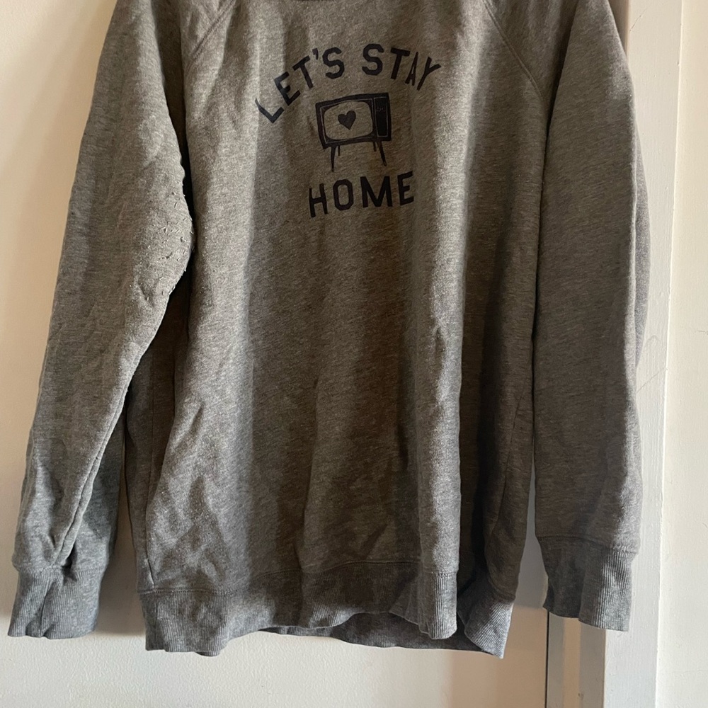 Gray Graphic Sweatshirt